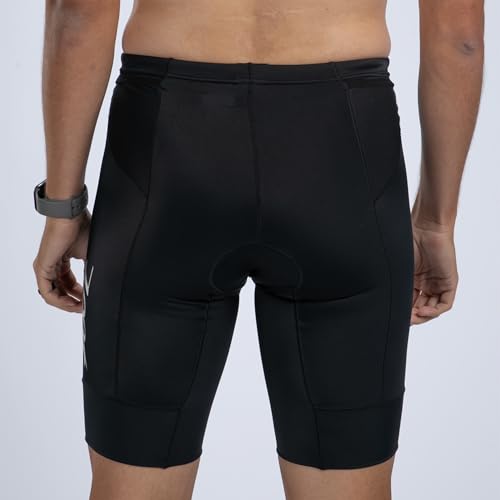 Zoot Men's Core Tri 9" Running Shorts - Medium, Jet Black