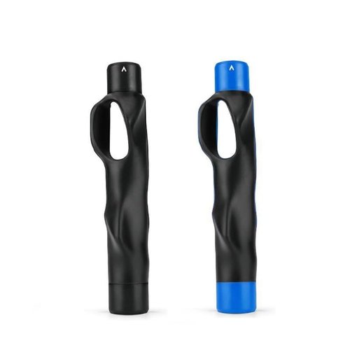 2 Pack Golf Grip Trainer, Golf Club Grip Training Aid Equipment for Beginners Practice Grip Posture (Black+ Navy)