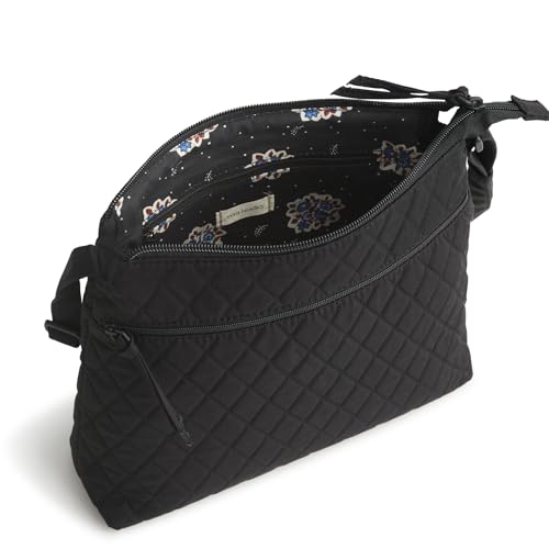 Vera Bradley Women's Premium Cotton Zip Hipster Crossbody Bag - Moonless Night, One Size