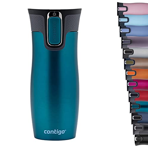 Contigo West Loop Autoseal Travel Mug - Bay, Stainless Steel, Leakproof, 12 oz