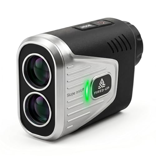Golf Rangefinder with Slope, 1000 Yard Laser, Magnetic Mount, 6X Magnification
