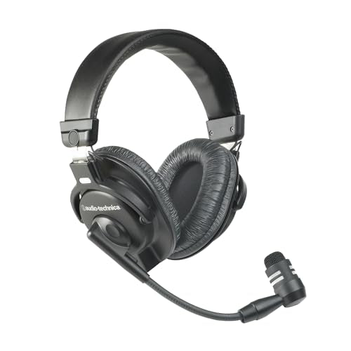 Audio-Technica BPHS1 Broadcast Stereo Headset with Dynamic Cardioid Boom Mic - Headset
