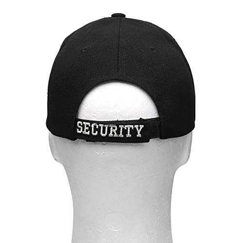 Falari Wholesale 12-Pack Security Baseball Caps - White One Size Embroidery