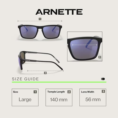 Square Sunglasses for Men and Women - Matte Black Polarized 56mm
