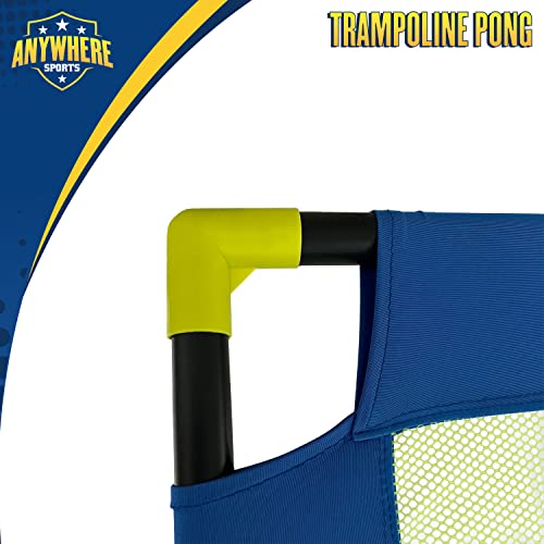 Portable Indoor/Outdoor Ping Pong Table - Trampoline Game Set with Paddles & Weighted Balls