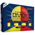 Srixon Q-Star Tour 6 Divide Golf Balls - Yellow/Red, Tour Performance