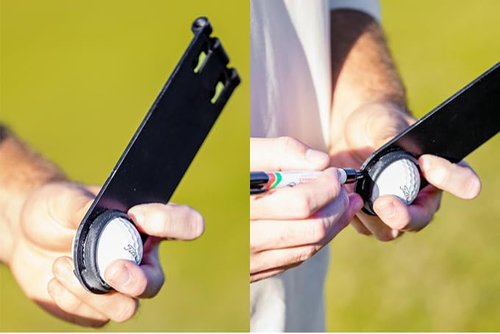 Scrubi: 3 in 1 Golf Ball Cleaner, Scorecard Holder, Centre Line Marker