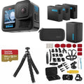 GoPro HERO13 Black Action Camera Extended Power Bundle with 3 Batteries & Accessories