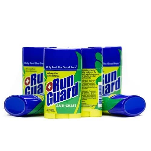 Run Guard Anti-Chafing Stick - Made with 100% Plant-Based Ingredients Plus Beeswax. Works for All Distance Runners from 5K Walks/Runs to 100 Mile Ultra Marathons (1.4oz - Pack of 1)