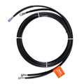 VEVOR 20ft Hydraulic Steering Hose Kit 2-Pack for Marine Outboard Systems up to 300 HP