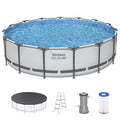 Bestway Steel Pro MAX 15' x 42" Above Ground Pool Set with Pump and Cover
