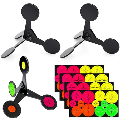 2 Pack Steel Reactive Shooting Targets for & Airsoft