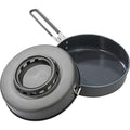 8-Inch Ceramic Nonstick Camping Skillet with Folding Handle