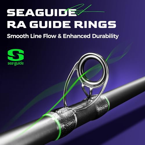 Heavy Duty 8' Extra Heavy Fast Action Casting Rod for Big Game Fishing