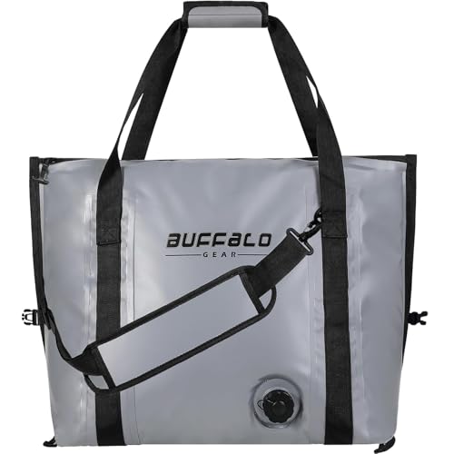 Gray Buffalo Gear 27.5QT Insulated Fish Cooler Bag Waterproof Leakproof