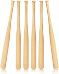 Mini Wooden Baseball Bats 18 Inch Unfinished Craft Set - 18 Pcs for DIY Sports & Party Favors (Variation 18)