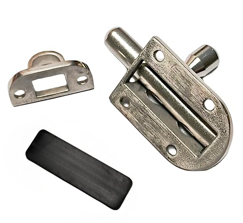 Heavy Duty Marine Stainless Steel Door Lock Latch 3-1/2 Inch Sliding Barrel Bolt
