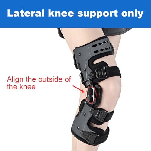 Unloader Knee Brace for Osteoarthritis Pain Relief & Joint Support - Gray