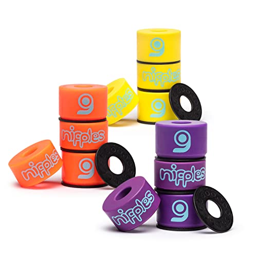 Orange Soft Longboard Skateboard Truck Bushings Set of 4 - Orangatang Nipples