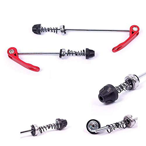 Road MTB Quick Release - Mountain Bike Bicycle Quick Release Skewers - Axles Set Replacement - QR Lever Set - for Wheel Hub