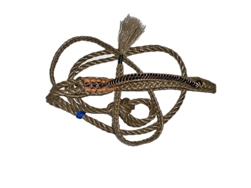 Full Leather Junior Bull Rope 10.6 ft for Calf and Small Steer Riding