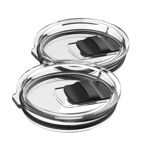 2 Pack 20 oz Tumbler Lid with Magnetic Slider Replacement for YETI
