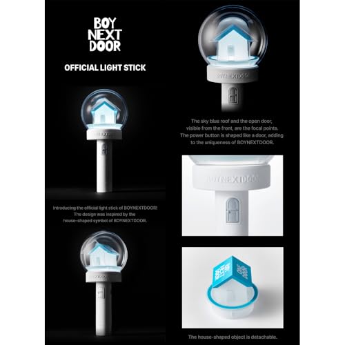 BOYNEXTDOOR Official Lightstick with 6 Photocards + Extra Set - KPOP Fan Merchandise
