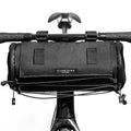 ALMSTHRE Signature XL Bike Handlebar Bag Midnight Black Waterproof Hard Shell