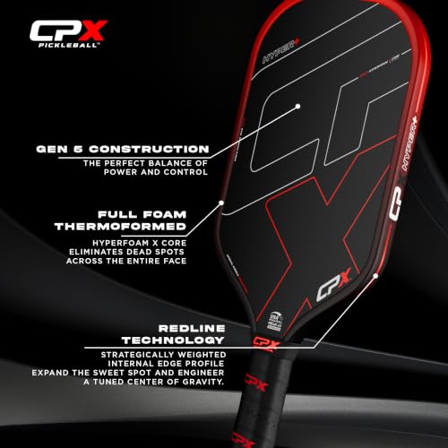 Red 16mm Full Foam Pickleball with Hyperfoam X Core™ Technology - Hyper+ Series