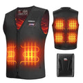 KEMIMOTO Men's Large Black Heated Vest with Battery Pack - Winter Outdoor Gear