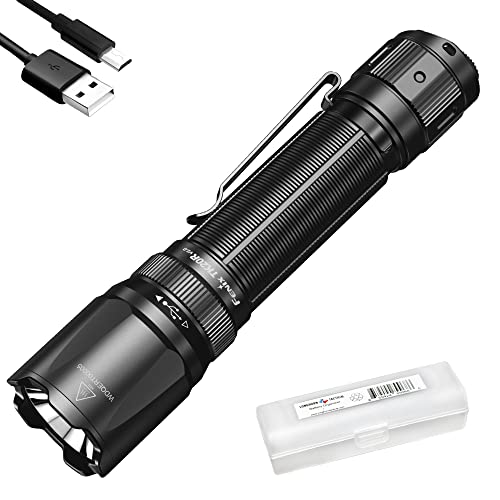Rechargeable Tactical Flashlight 3000 Lumens Waterproof Long Throw LED