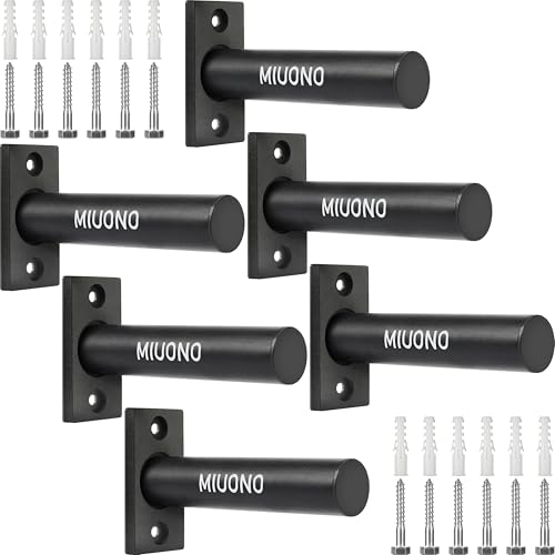 2-Pack Wall Mounted Weight Plate Holder - Fitness Storage Rack for 2-Inch Olympic Plates