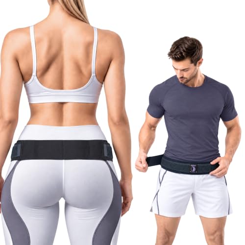 Serola Sacroiliac Belt for SI Joint Support - Medium, Adjustable, Breathable Back & Hip Brace