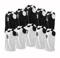 Men's Reversible Basketball Jerseys 10-Pack Medium-XXL Black & White Pro90 Elite