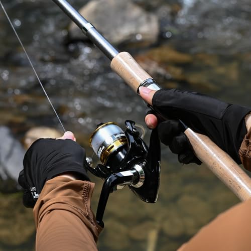 6.9FT Carbon Fiber Fishing Pole Combo Set with Reel Accessories & Bag