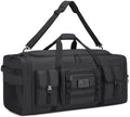 Extra Large Waterproof Duffle Bag for Travel - 80L Sports Gear Storage - Black