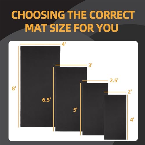BalanceFrom 48 x 72-Inch High-Density PVC Gym Floor Mat - 1/4 Inch Thick