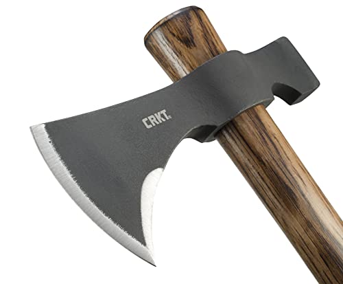 CRKT Woods Chogan T-Hawk Outdoor Survival Tomahawk Black Handle
