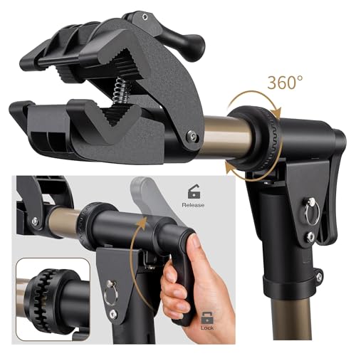 CHEPARK Bike Repair Stand - Adjustable, 80lb Capacity, 360° Rotating Clamp for Bicycle Maintenance
