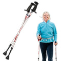 Adjustable Walking Poles for Balance & Rehabilitation – Collapsible Nordic Support Sticks