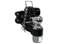 15 Ton Heavy Duty Combination Towing Hitch - 2-5/16 Inch Ball & Pintle Hook, Forged Steel