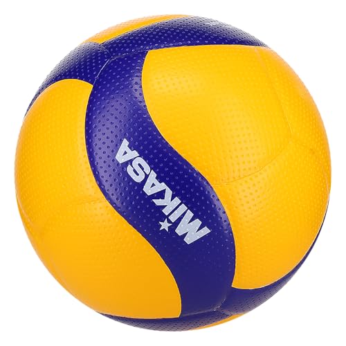 Mikasa Indoor Volleyball V300W - Size 5 Official Game Ball for Competition & Practice