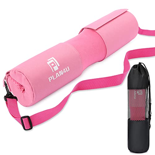 Pink Barbell Squat Pad for Bench Press - Women & Men Gym Weightlifting
