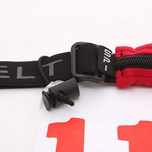 SPIbelt Race Bib Toggles - Securely Attach Race Bibs for Marathons & 5K Events | Black (2 Pairs)