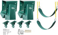 Heavy Duty Swing Set Brackets G+G - Green Outdoor DIY Playground Equipment