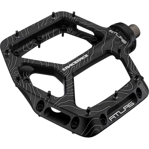 Cycling Pedals - Black, One Size, Lightweight Aluminum Platform