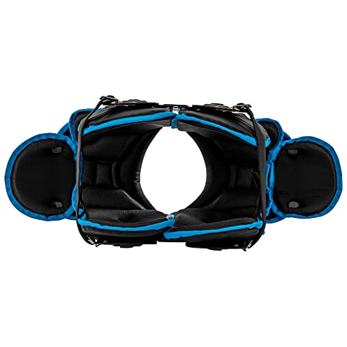 Champro Gauntlet II Football Shoulder Pads Black Large - Impact Diffusion & Adjustable Fit
