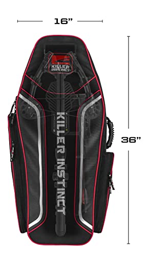 Killer Instinct Crossbow Case 36 Inch Universal Fit Weather-Resistant Padding