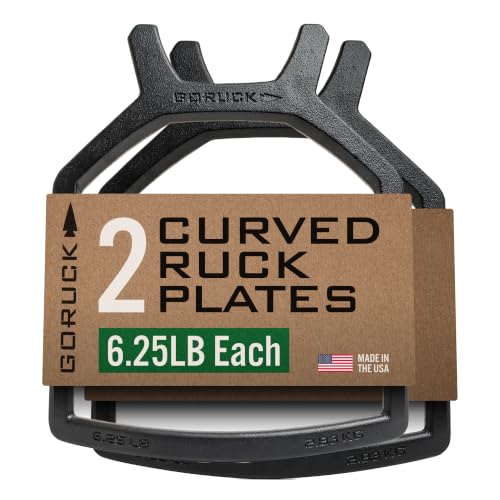 GORUCK Curved Ruck Plate 2 Pack 6.25LB Each | Rucking Weight Vest Accessories