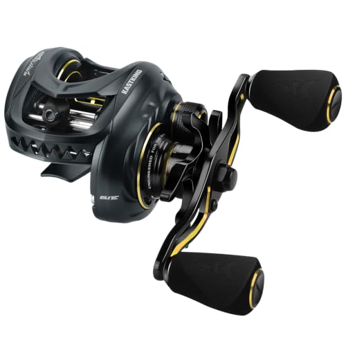 KastKing MegaJaws Elite Baitcasting Reel Dark Galaxy Left Hand - High Speed Lightweight Fishing Reel